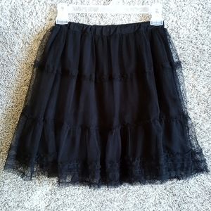 est 1989 Place Girl's Layered Tulle Ruffle Bottom Skirt Size 10